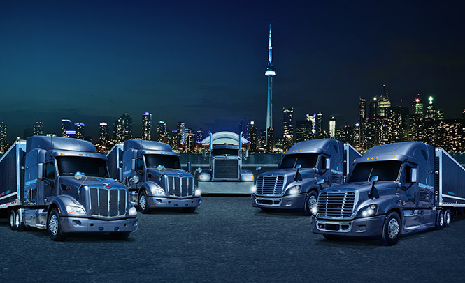Forbes Hewlett Fleet of trucks in Toronto/Chicago